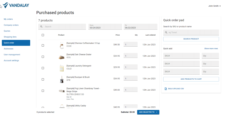 Customer Portal Software Solutions - BigCommerce Buyer Portal
